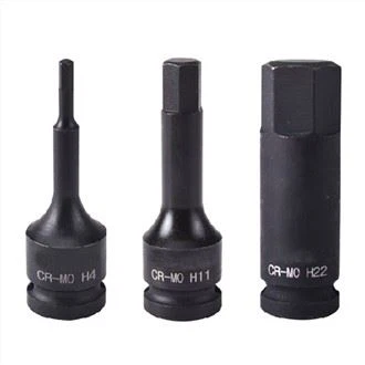 1/2" Dr. 6 ポイント インパクト ヘックス ソケット