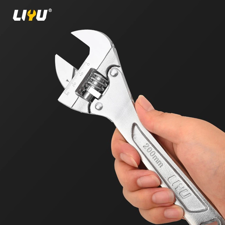 Ratchet Quick Adjustable Wrench Open Wrench Large Opening Multifunctional Adjustable Wrench 200mm price
