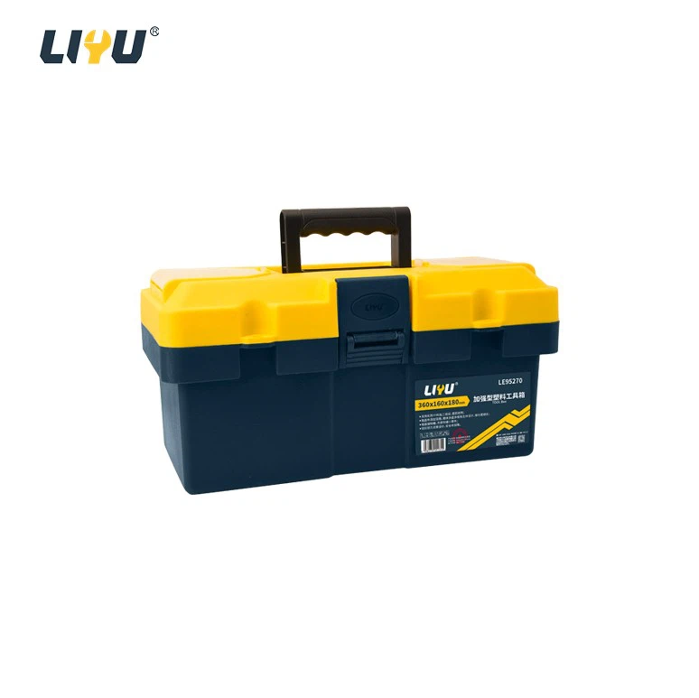 Reinforced Tool Box Empty Box Plastic Storage Box Multifunctional Maintenance Household Hardware Storage Box high quality